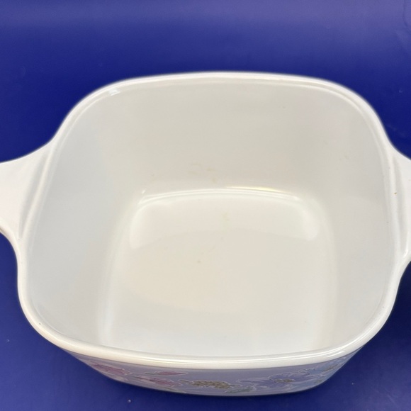 Vintage Corning Ware Casserole Dishes P-43-B 700 mL “Pastel Bouquet” Pattern (2) - Picture 7 of 7